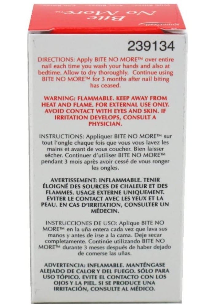 SuperNail Bite No More Nail Biting Prevention Polish - 0.5 Fl Oz (14 mL) - Image 4